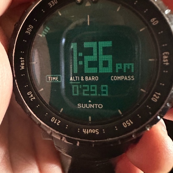 SUUNTO Core All Black Military Men's Outdoor Sports Watch Camping used - Picture 8 of 8